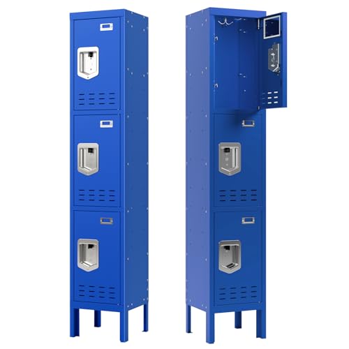 5-Door Steel Storage Locker with Hooks and Card Slots M92401