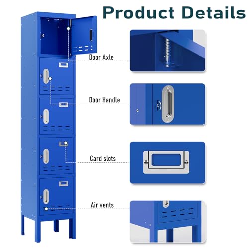 Metal Cabinet with Lockable Door for Office, Gym, School, Home A290