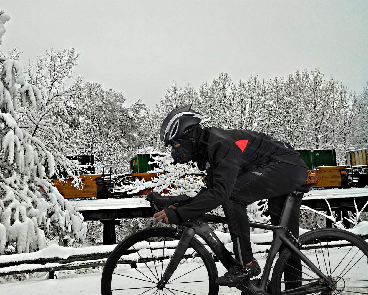 Winter Cycling Handlebar Mittens for Men D301447