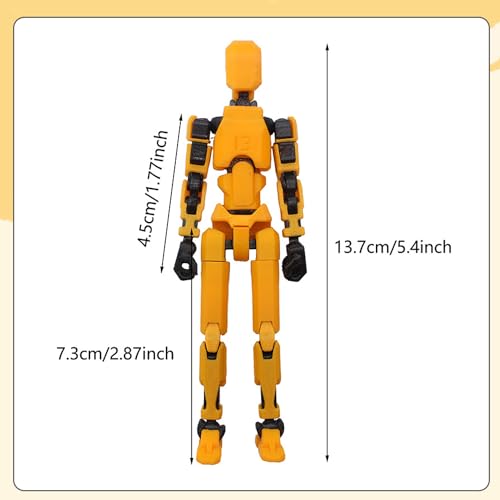 3D Printed Multi-Jointed Movable Robot Action Figure O74223