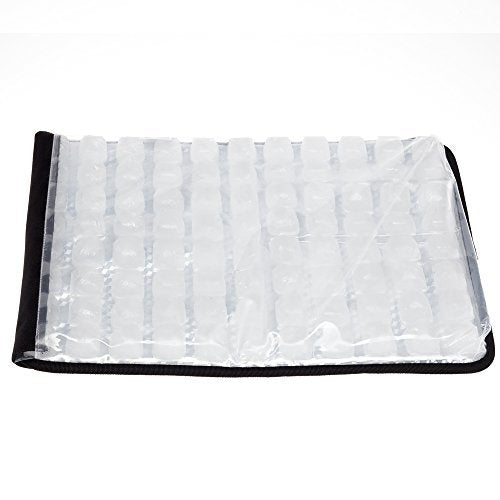 Party Mat Chiller for Cold Serving Food Buffet Cooler (19" x 15", Black, 2 Pack) B789