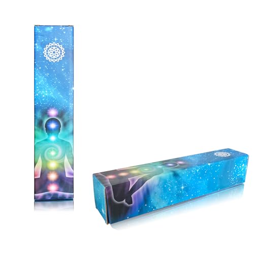 40mm Ice Cracked Crystal Chakra Balls with LED Wooden Base Night Light N984594