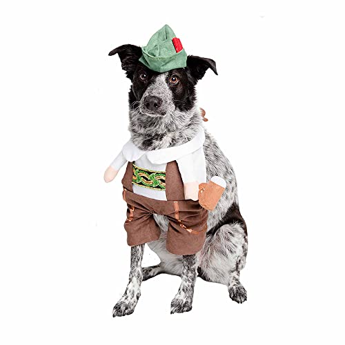 X-Large German Oktoberfest Dog Costume for Halloween Parties Z31358
