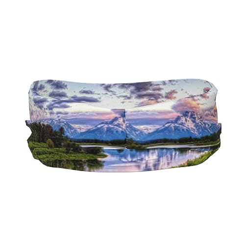 Sweatbands Sports Headband for Men and Women, Breathable Non-Slip Fabric for Running Cycling Yoga P23732