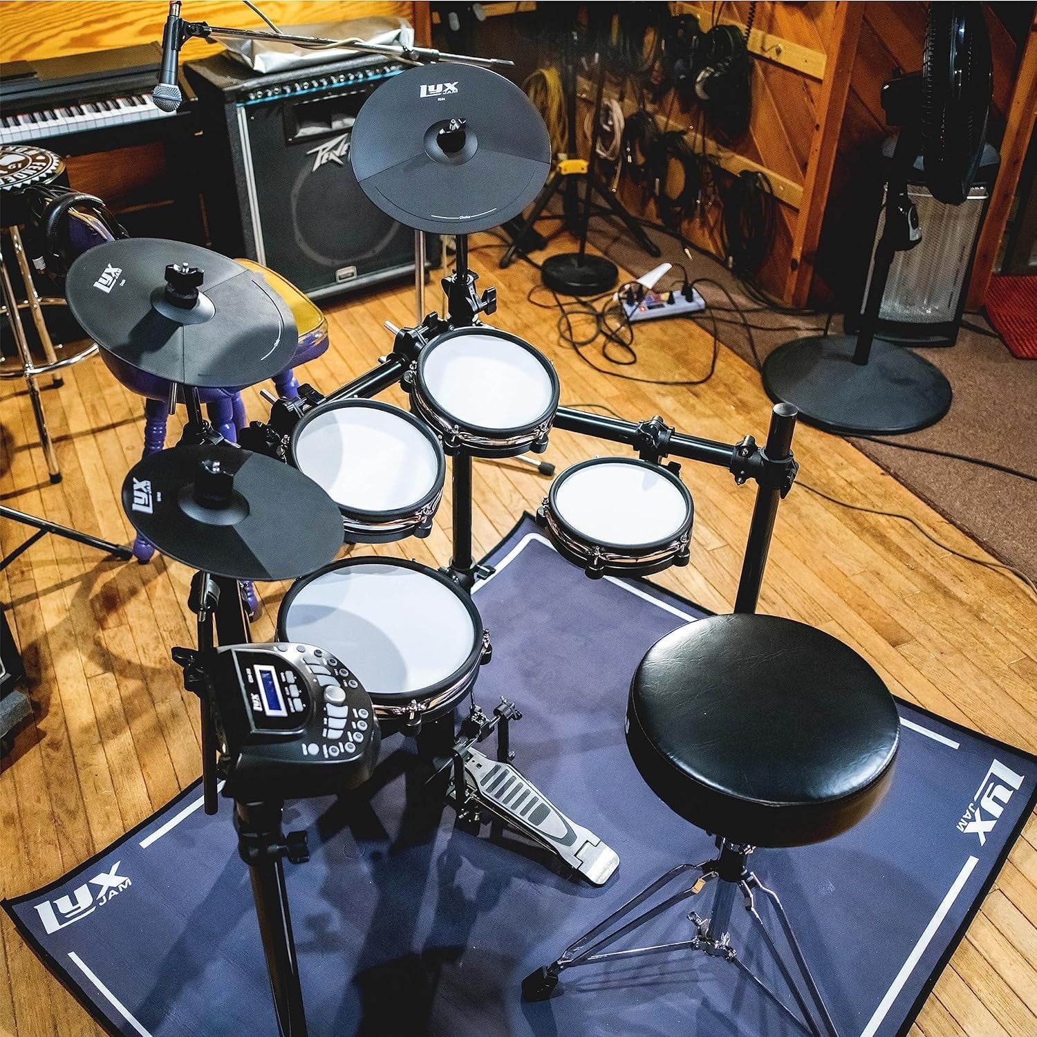 8-Piece Electronic Drum Set for Adults Z643