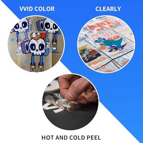 100 Sheets A4 Double Sided DTF Transfer Film Paper for Inkjet Printer E196039