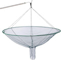 Drop Net for Pier Fishing, Drop Net Dia. 39in Foldable Portable Pier Fishing Net with Dual Line Structure Knottable Fish Release Opening Sturdy Heavy-Duty Bridge Net for Shrimp, Crab, Drop Net