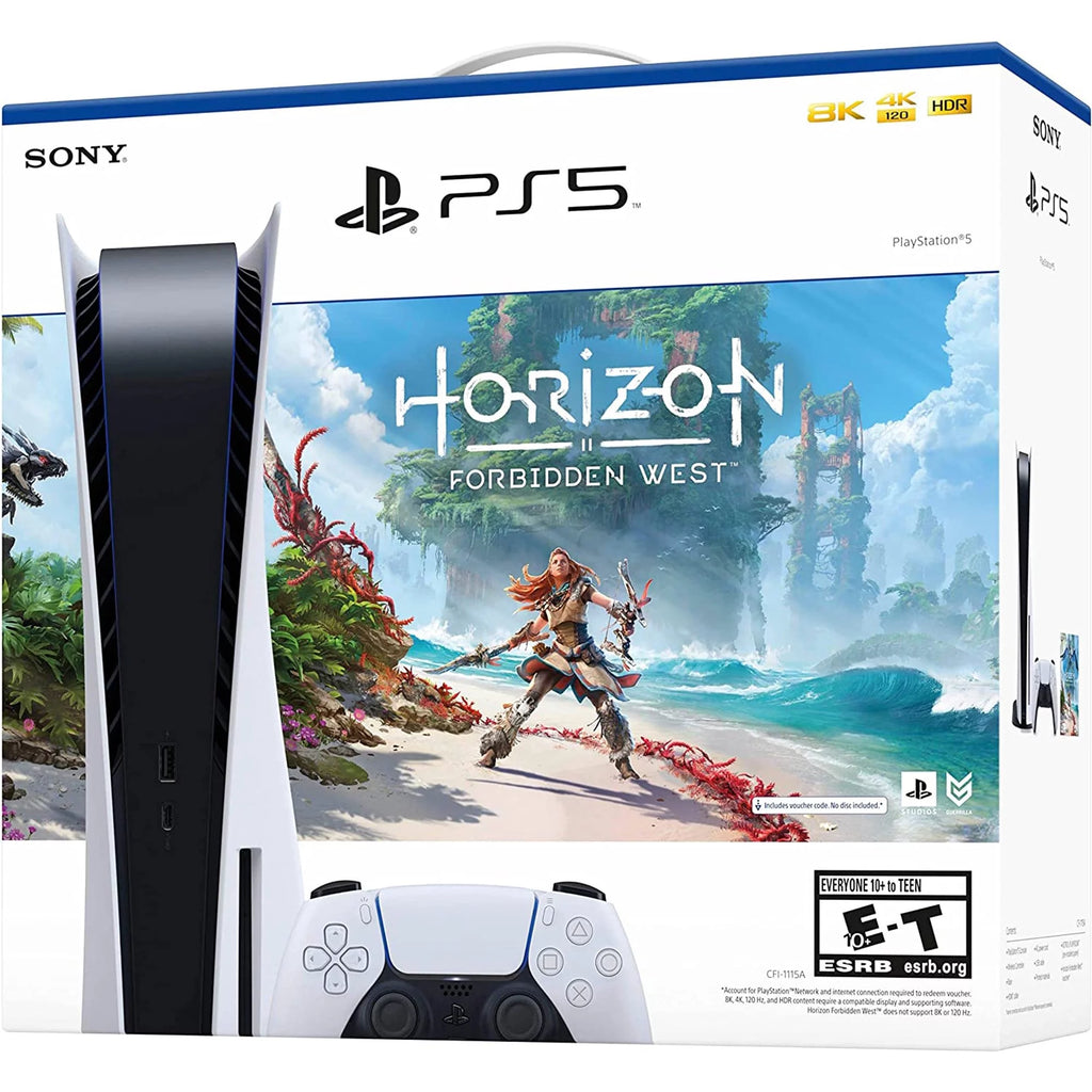 PS5 Gaming Console Disc Version Bundle with Horizon Forbidden West B2163