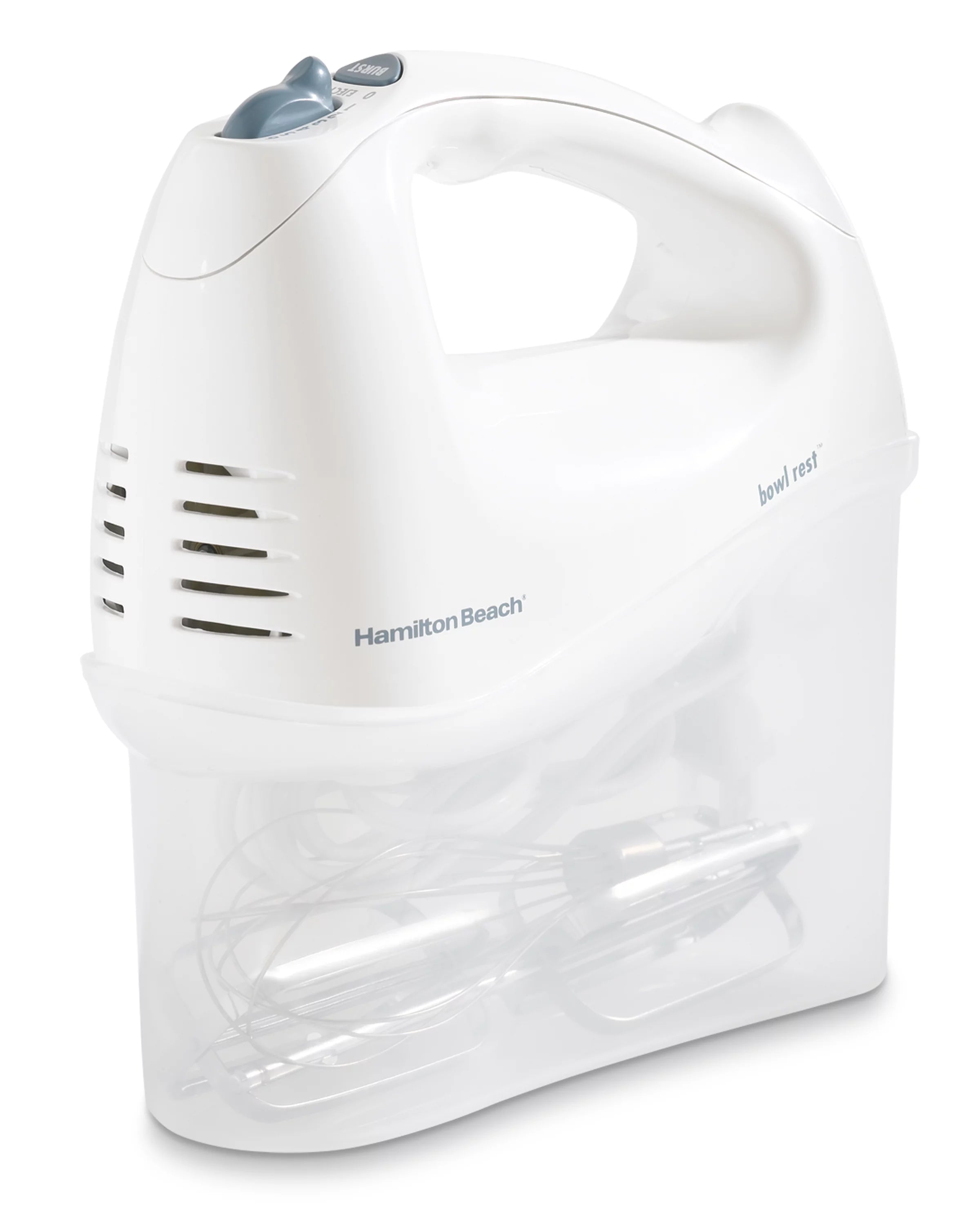 6 Speed Electric Hand Mixer with Whisk and Beaters Z966682