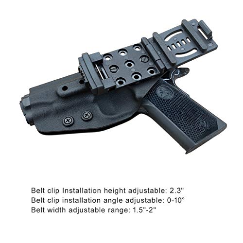 1911 OWB Kydex Holster for 4.25" Barrel, Outside Waistband Carry with Belt Clip A225481