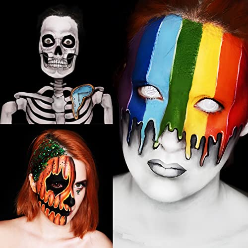 Face Paint Palette 12 x 10 gm Water Activated Hypoallergenic Non Toxic Body Paint Kit I5010