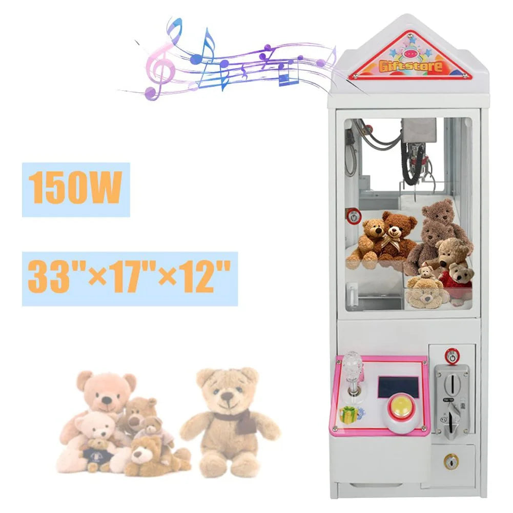 Mini Claw Crane Machine 110V Metal Case Candy Toy Catcher A196