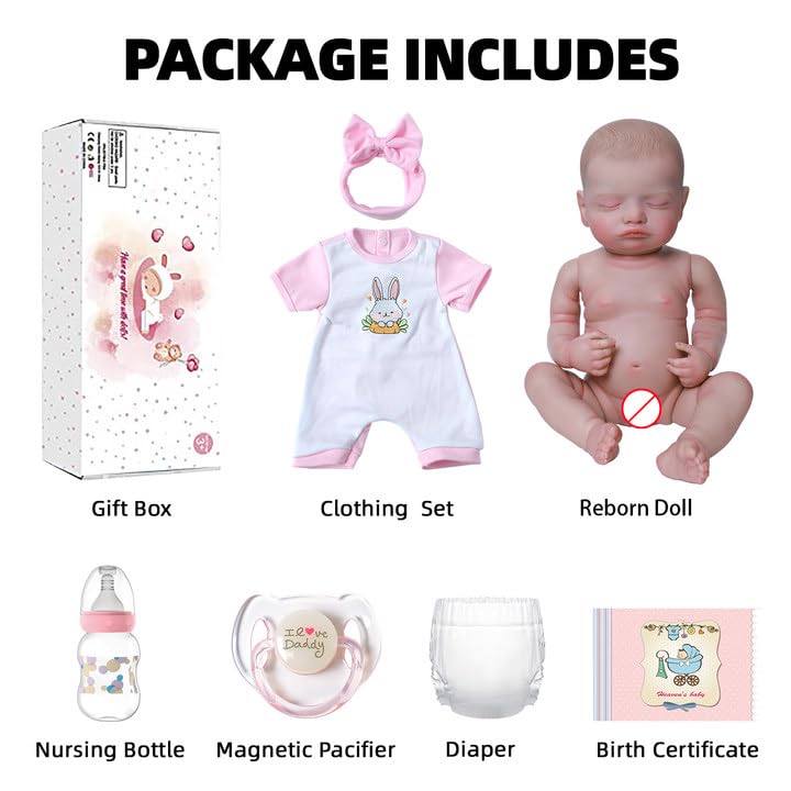 20 inch Realistic Reborn Baby Doll with Soft Body L651