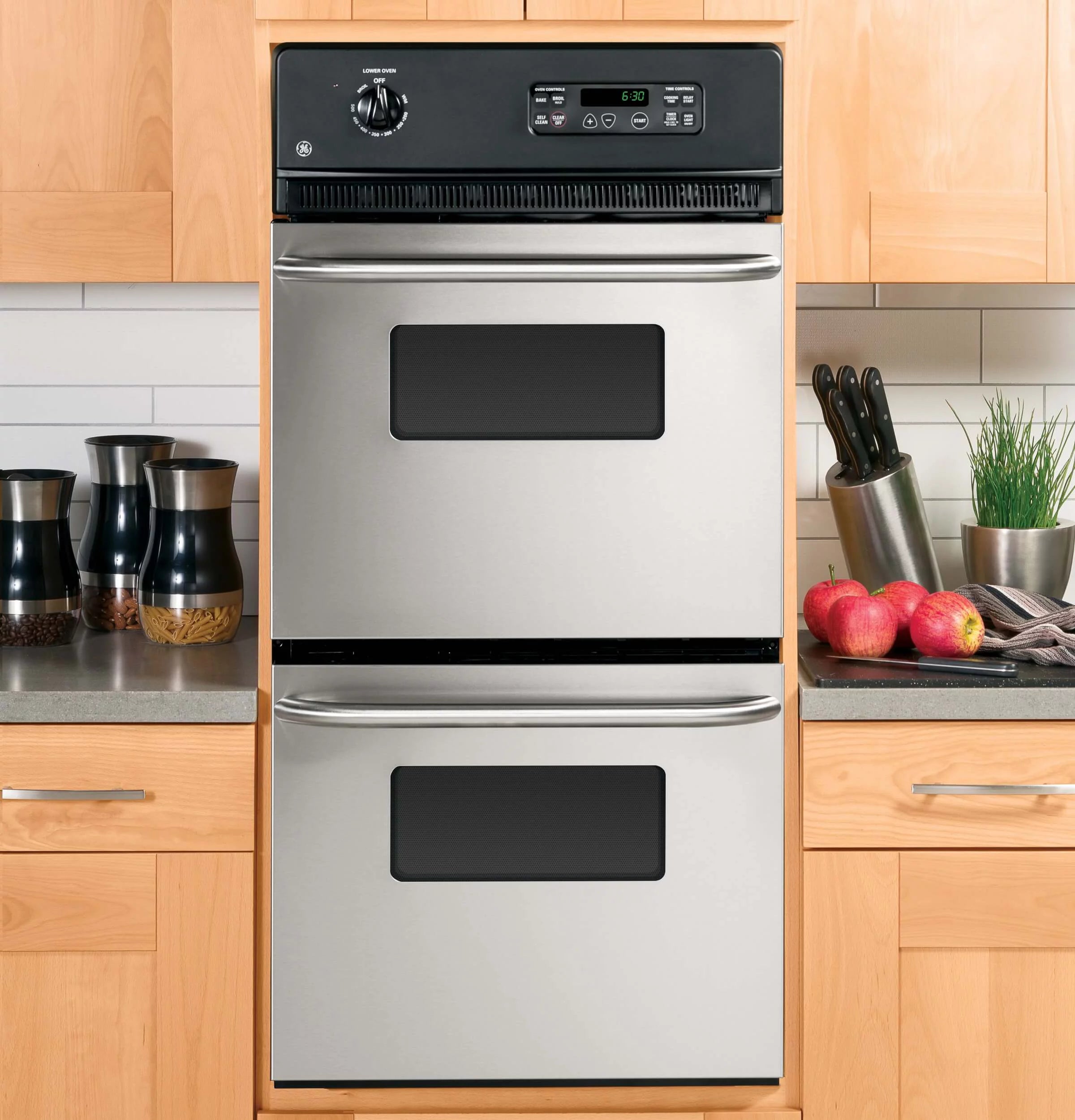 24" Built-In Double Electric Oven - Stainless Steel T1815