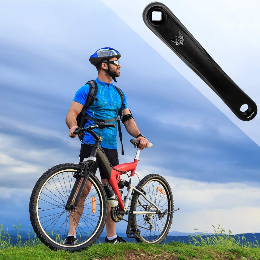 Bike Crank Arm, 170mm, Left Side Replacement for Bicycles J388