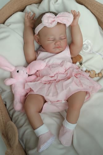 20 Inch Realistic Reborn Baby Doll in Green Outfit with Accessories B700