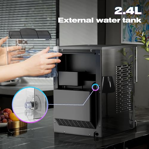 Countertop Nugget Ice Maker, Self-Cleaning, Soft Chewable Pebble Ice B848730