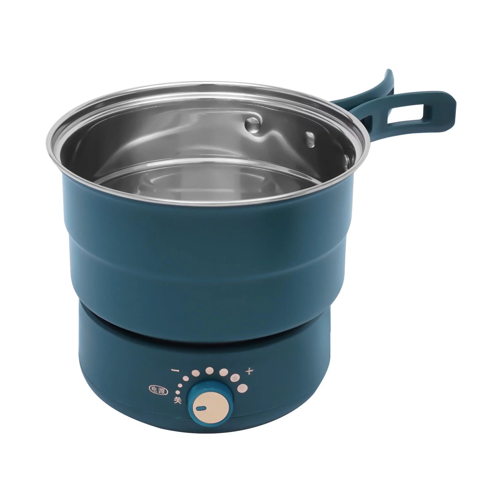 1.6L Electric Hot Cooker Pot Green Steamer Mini Multifunctional Pan W86863