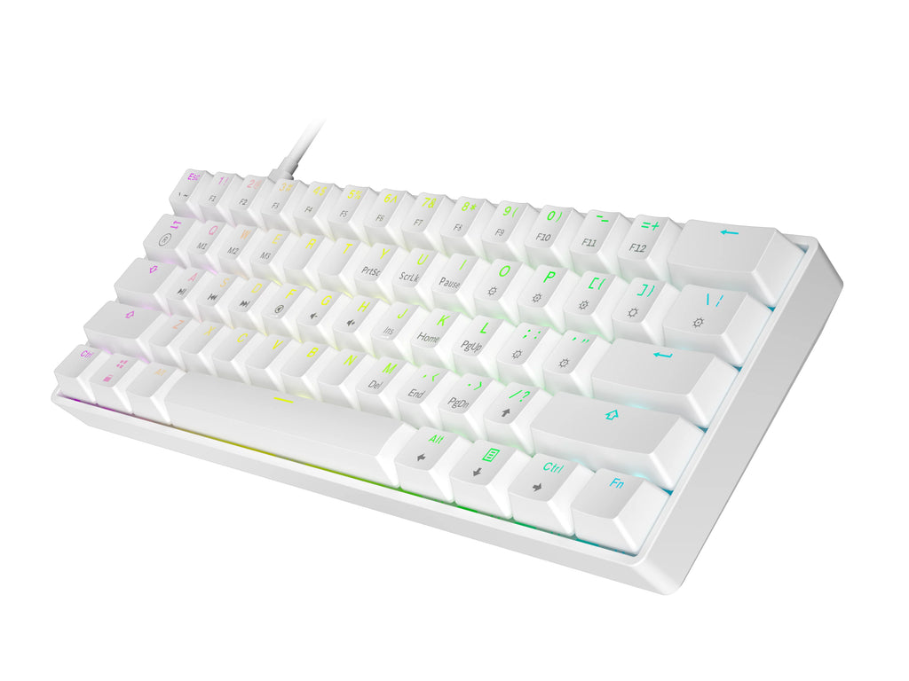 61 Keys RGB Backlit Mechanical Gaming Keyboard for PC/Mac T6639