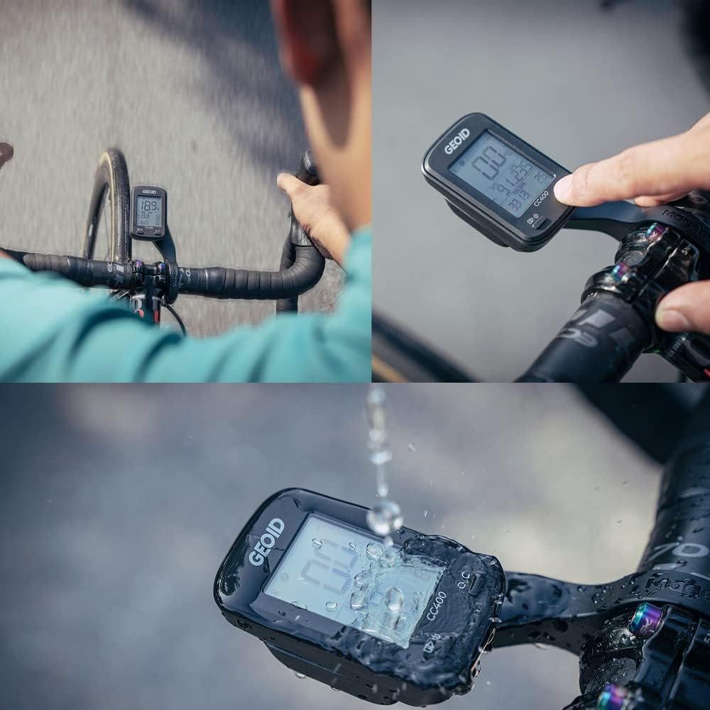 GPS Bike Computer Wireless Bluetooth Waterproof Cycling Speedometer N79781