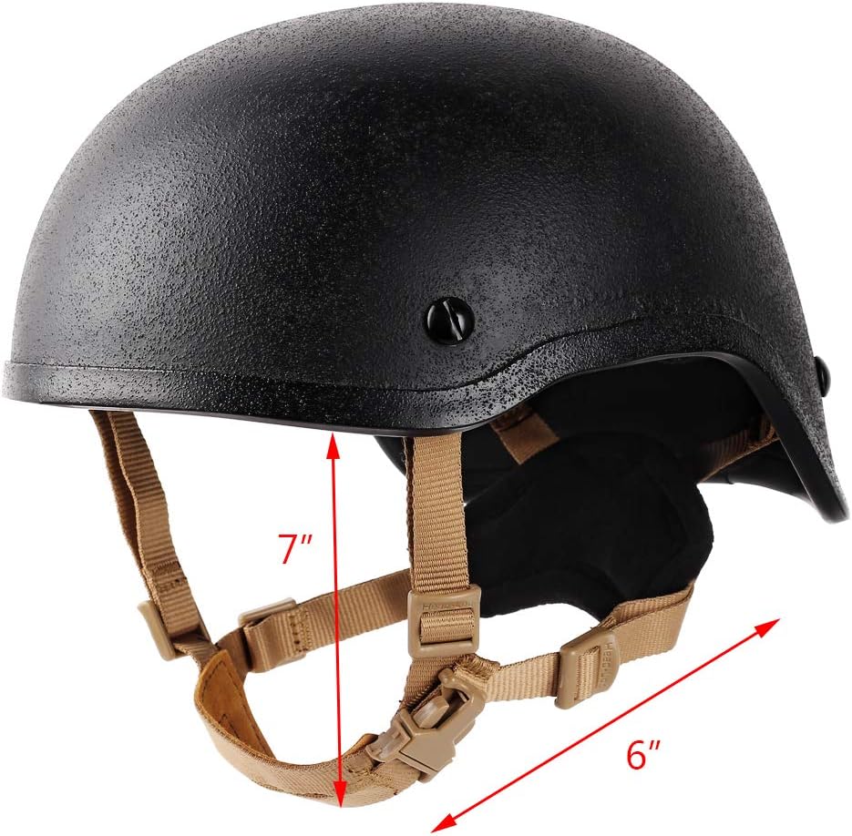 Tactical Helmet Chin Strap 4 Point with Bolts and Screws Tan A6308