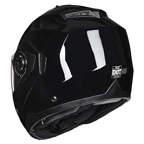 Modular Full Face Motorcycle Helmet with Dual Visor Y242540