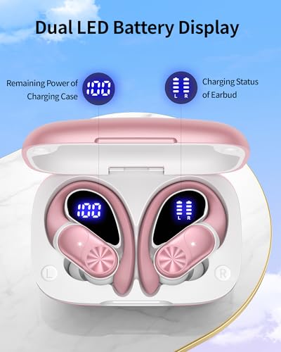 Wireless Earbuds with Charging Case, IPX7 Waterproof, 80hrs Playtime I710320