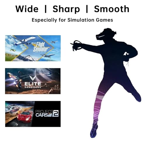 8K PCVR VR Smart Glasses, Dual 4K Virtual Reality Headset S44129