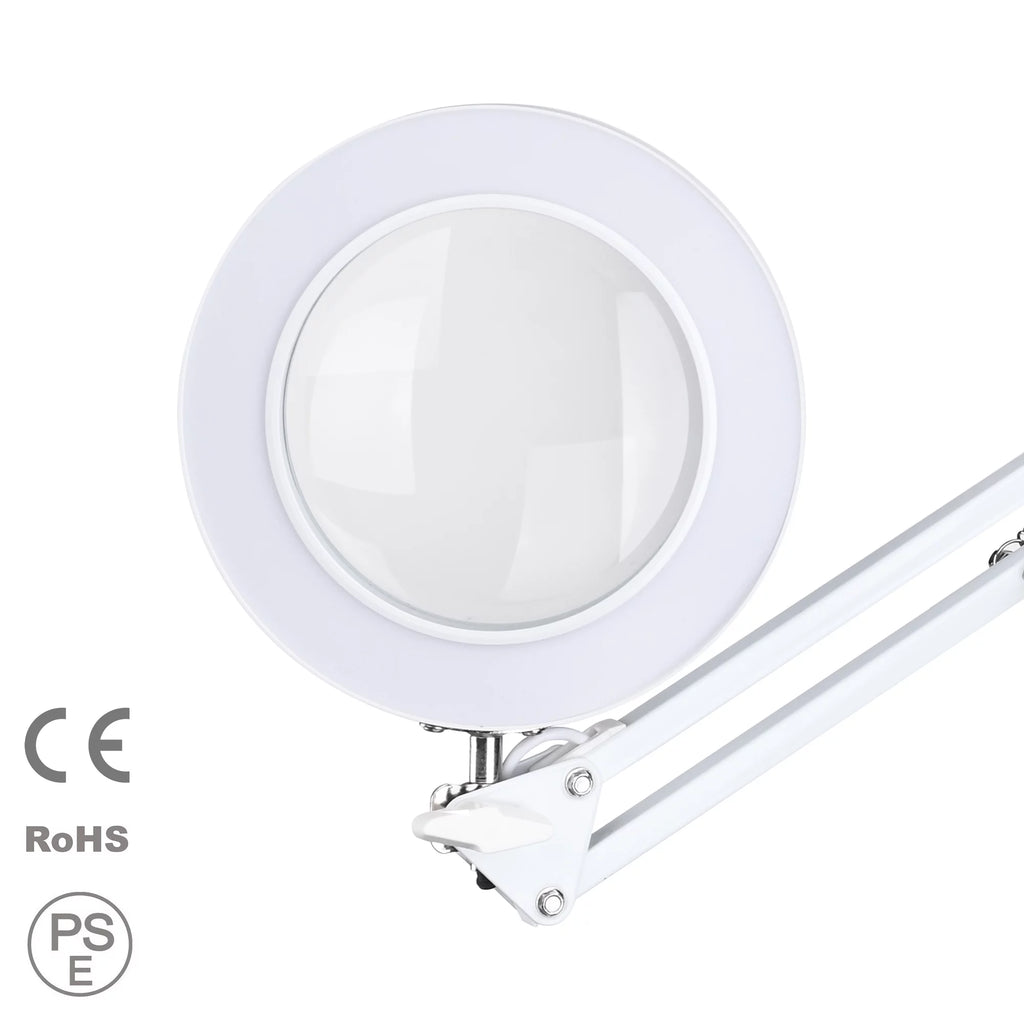 LED Magnifying Lamp with Clamp Adjustable Arm U5060