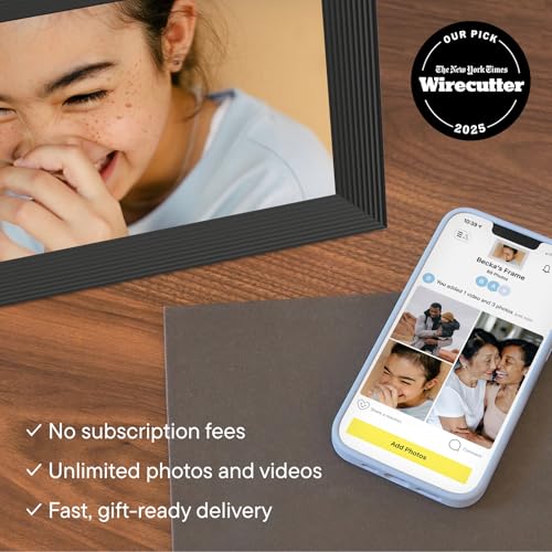 10.1" HD Digital Picture Frame with WiFi App Setup Z16788