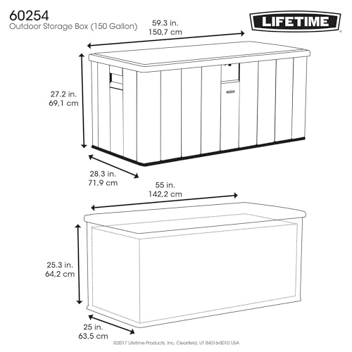 Extra Large Deck Box, 130 Gallon, Desert Sand/Brown V622519