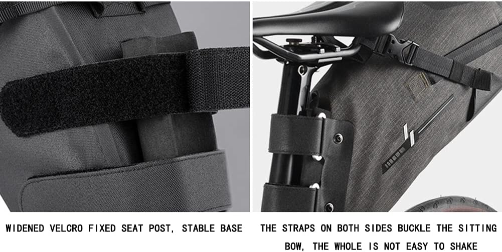 Waterproof Large Capacity Bike Seat Bag for Road Mountain Cycling G58481