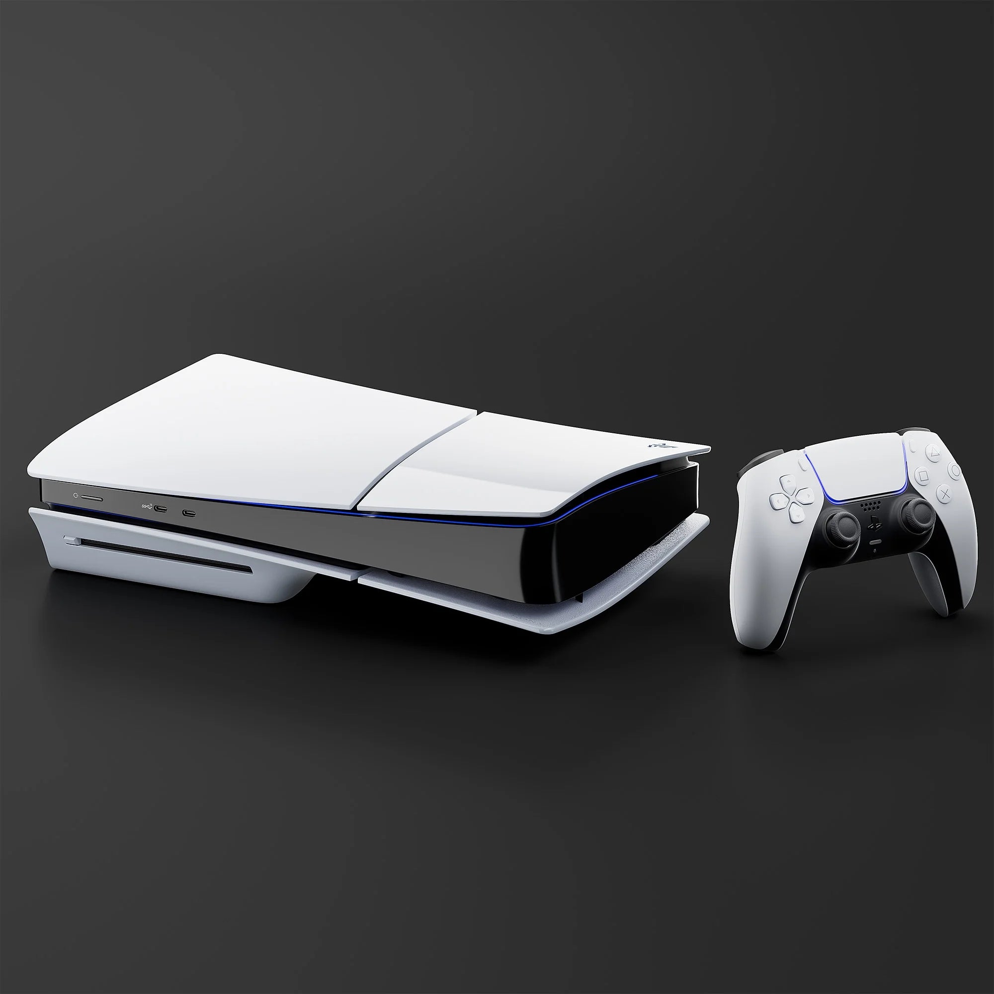PS5 Slim Disc 2TB SSD Bundle with Two Controllers and Charger K3077