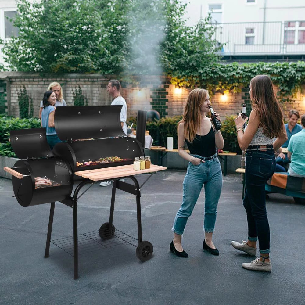 Charcoal Grill Offset Smoker for Patio Backyard R5630
