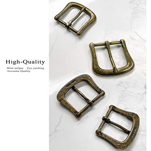 Full Grain Leather Belt with Solid Brass Buckle U9869