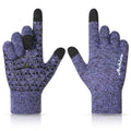 Achiou Winter Gloves for Men Women, Touch Screen Texting Warm Gloves with Thermal Soft Knit Lining,Elastic Cuff