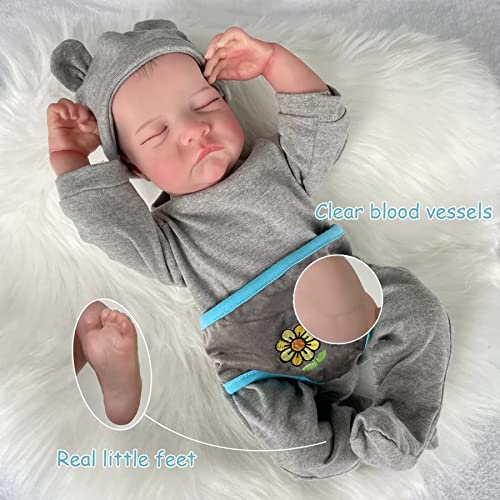 18 Inch Realistic Reborn Baby Doll Girl with Accessories U3783