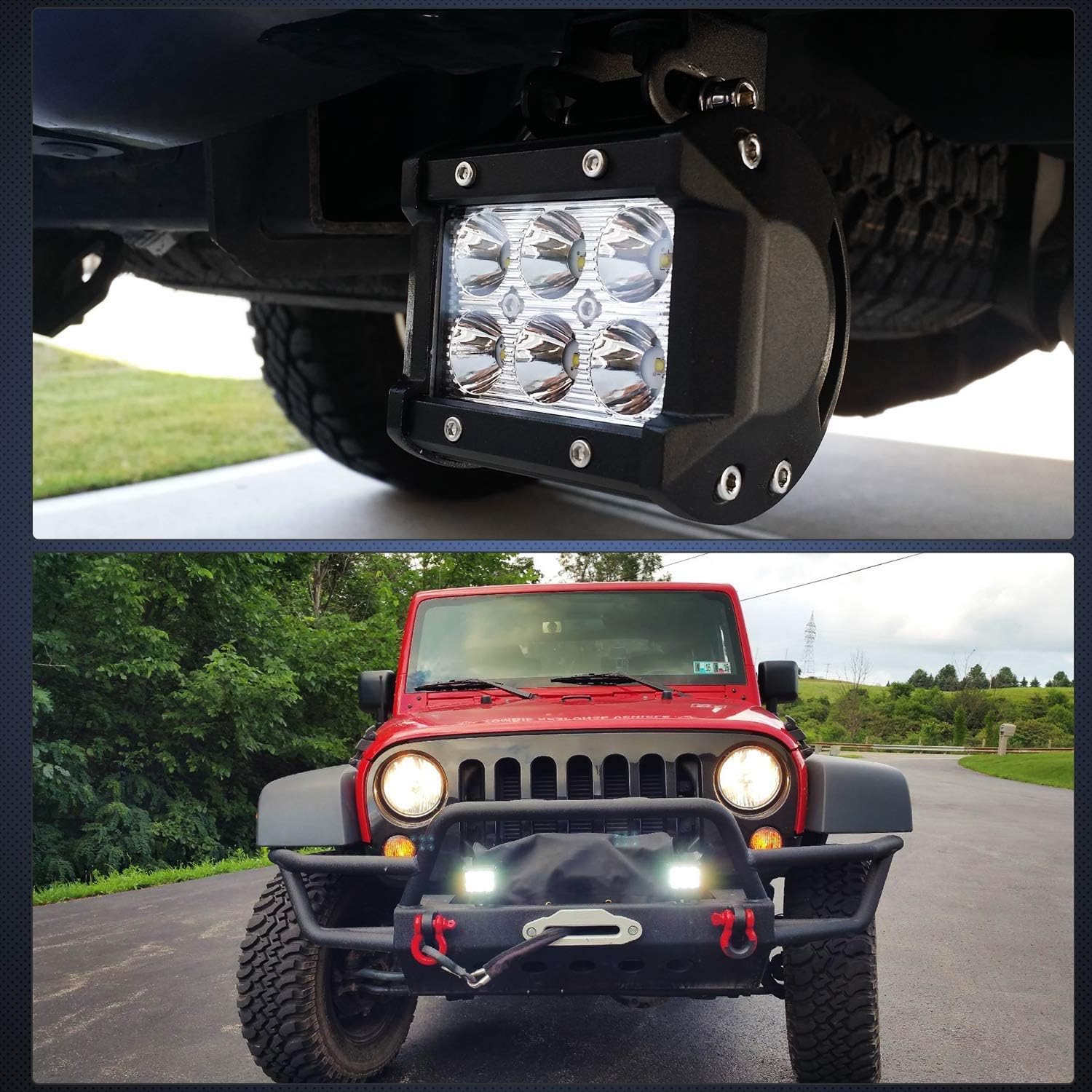 LED Light Bar Slide Mount Bracket, Black W70370
