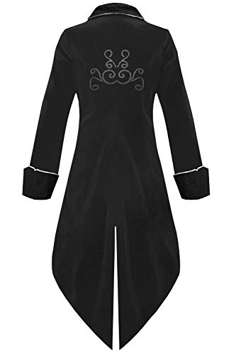 Medieval Steampunk Tailcoat Halloween Costume for Men X37438