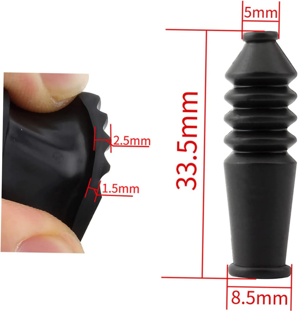 20 Pcs Brake Cable End Caps for Road Bike V Brake Cycling Gear G473