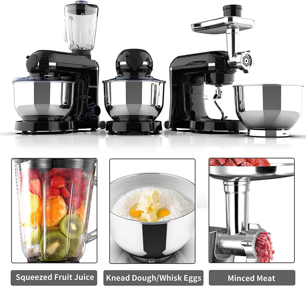 Stand Mixer 850W 6-Speed Tilt-Head with 6.5QT Stainless Steel Bowl P18844