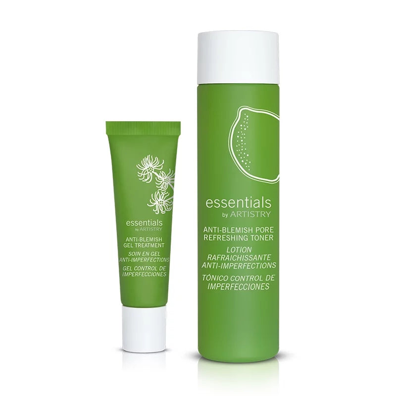 Anti-Blemish Pore Refreshing Toner 200 ml & Gel for Acne Prone Skin 30 ml Set Z8307