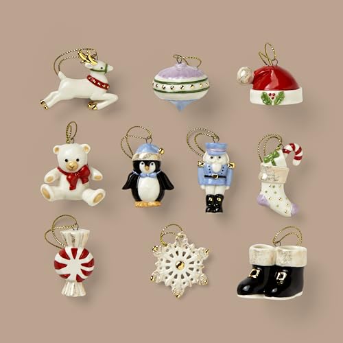 10-Piece Nutcracker Ornament Set, Multicolor U3245