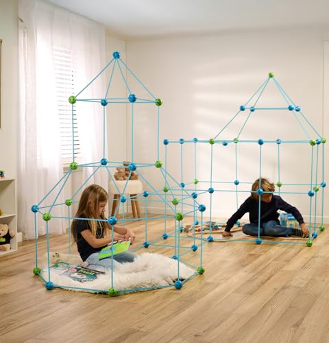 Fort Building Kit with Connecting Sticks & Balls for Kids STEM Play V35833