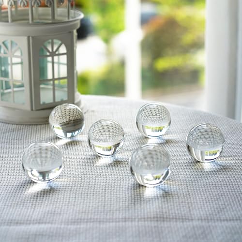 40mm Ice Cracked Crystal Chakra Balls with LED Wooden Base Night Light N984594