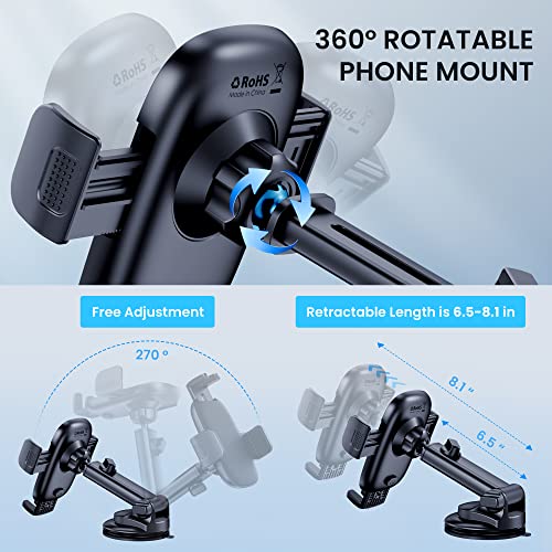 Car Phone Holder for Air Vent, Universal Hands-Free Cell Phone Mount A685