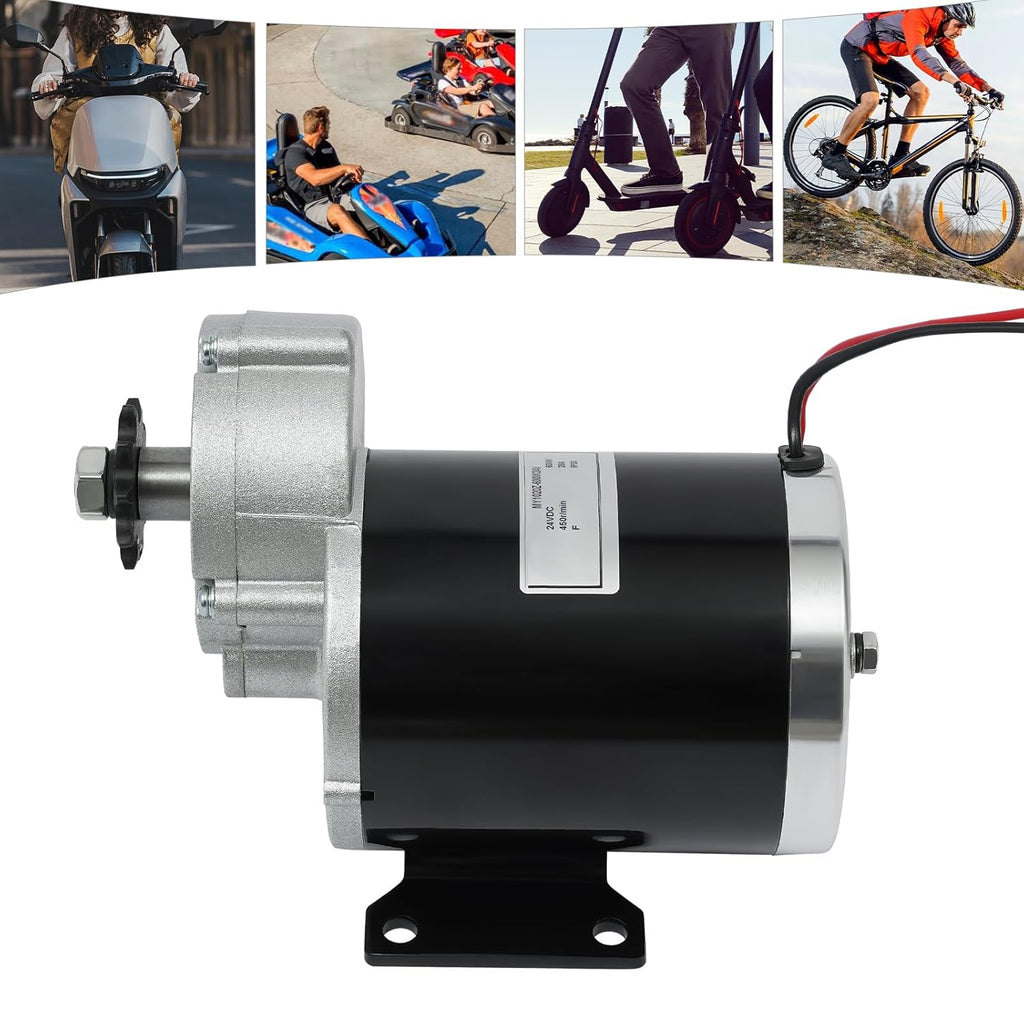 Brushed DC Gear Motor 450RPM 600W 24V for Bicycle Scooter M546