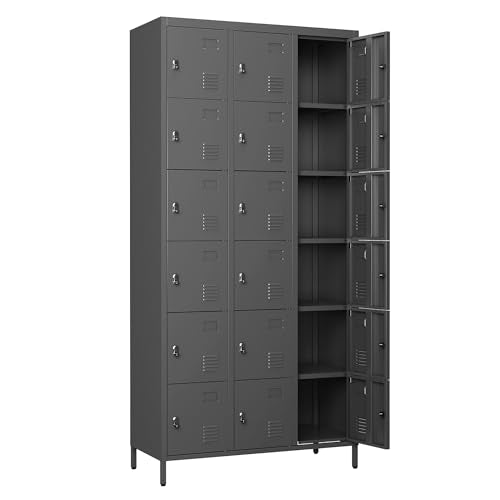 Metal Lockers with Shelves 72" H for Employees C448234