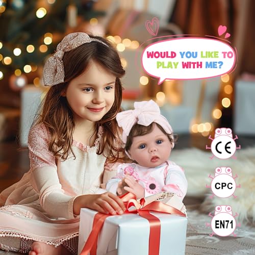 Lifelike Reborn Baby Doll 20 Inch Realistic Newborn Girl with Gift Box X3105