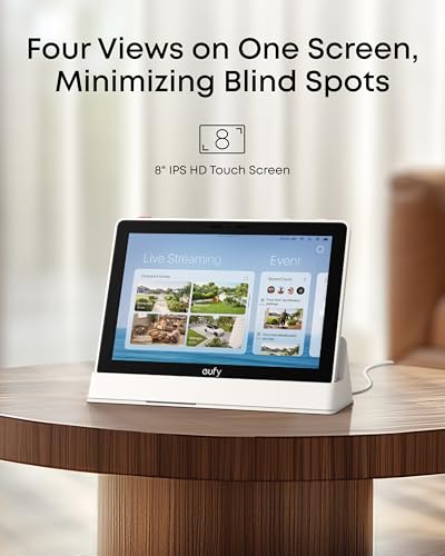Smart Display E10, Smart Home Hub, 8" Control Panel, Four Views on One Screen, Instant Door Alerts Z8850